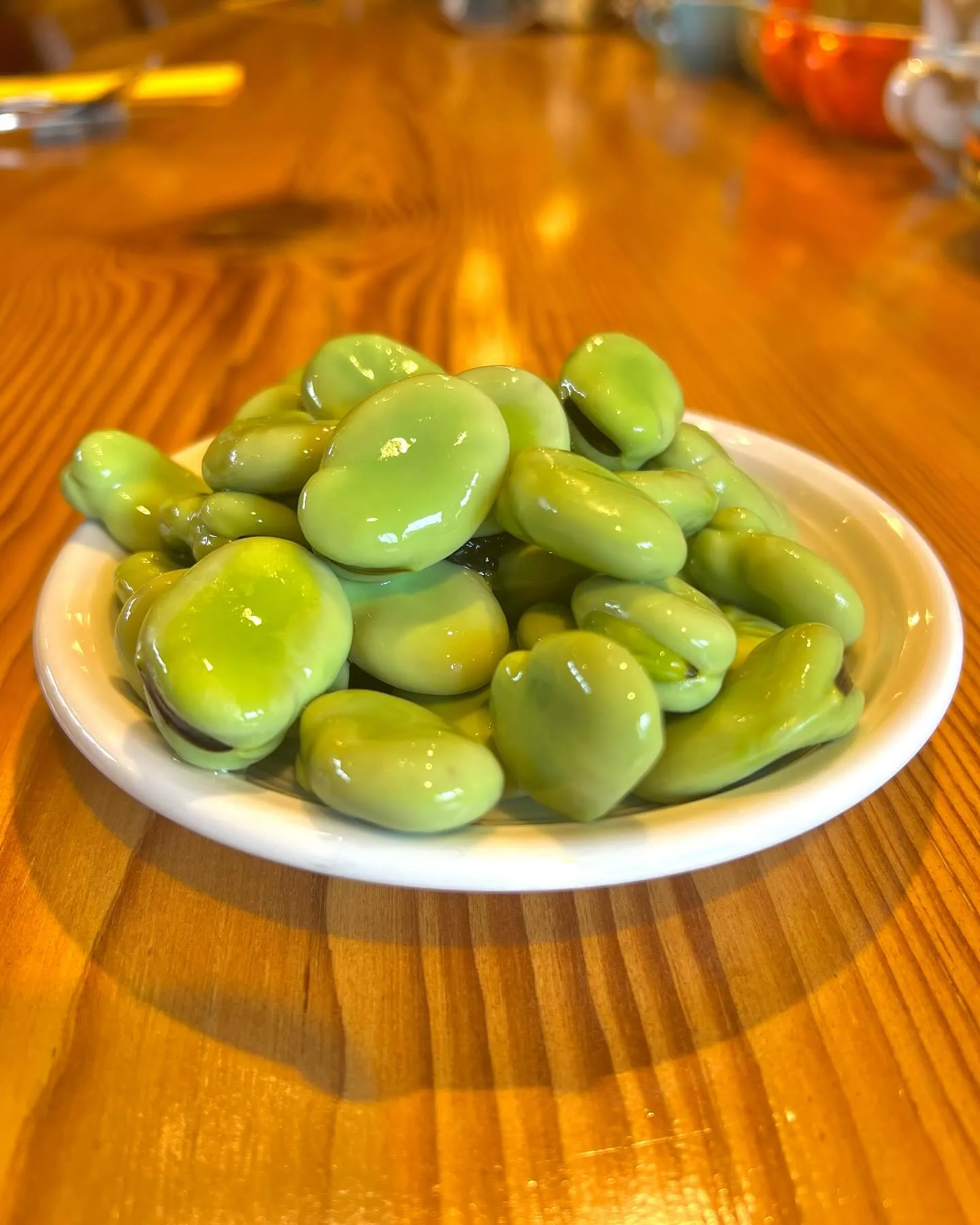 この季節のニョッキはソラマメです